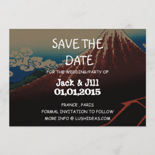Rainstorm onder de top save the date