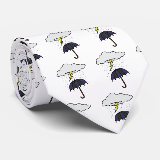 Rainstorm-Stropdas Stropdas (Opgerold)