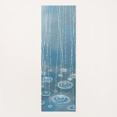 Rainy Blue Weather Yogamat (Voorkant)