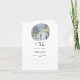Rainy City Romance-Elegant bruiloft Jubileum