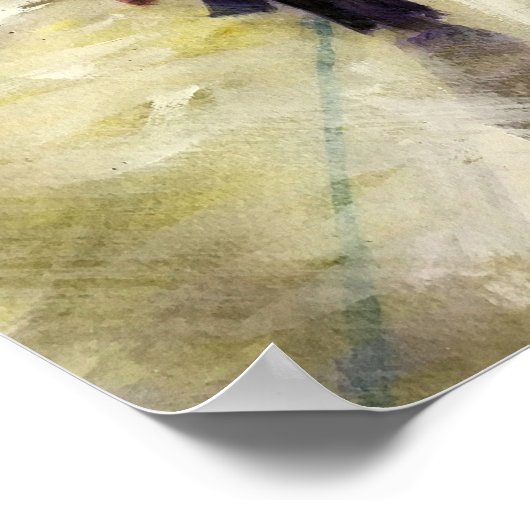 Rainy Cityscape - Affiche (Coin)