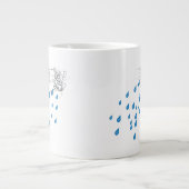 Rainy Day 20 oz Coffee-Mok Extra Grote Mok (Voorkant)