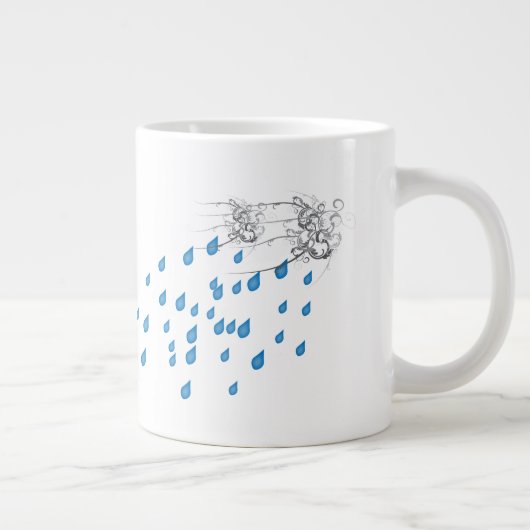 Rainy Day 20 oz Coffee-Mok Extra Grote Mok (Rechts)