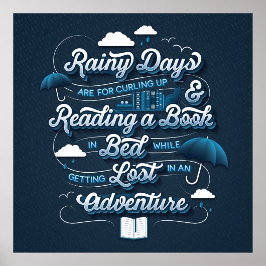 Rainy Day Adventure II Square Poster (24x24) (Voorkant)