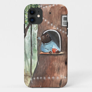 Rainy Day Beer Daydroom Tea Time Illustration iPhone 11 Hoesje