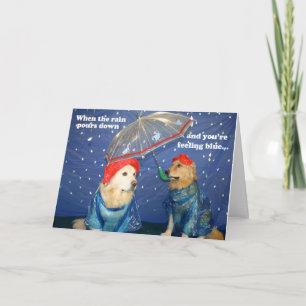 Rainy Day Blues Enmoediger Kaart