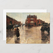 Rainy Day, Boston door Childe Hassam Bedankkaart (Voorkant / Achterkant)