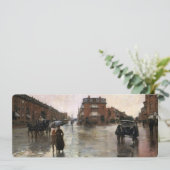 Rainy Day, Boston van Frederick Childe Hassam (Staand voorkant)