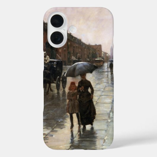 Rainy Day, Boston van Frederick Childe Hassam Case-Mate iPhone Case (Achterkant)