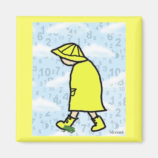 Rainy Day Boy Magnet (Devant)