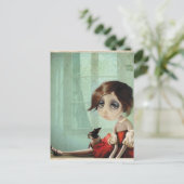 Rainy day briefkaart (Staand voorkant)