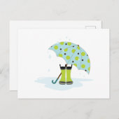 Rainy Day Briefkaart (Voorkant / Achterkant)