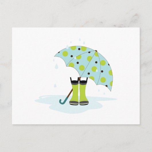 Rainy Day Briefkaart (Voorkant)