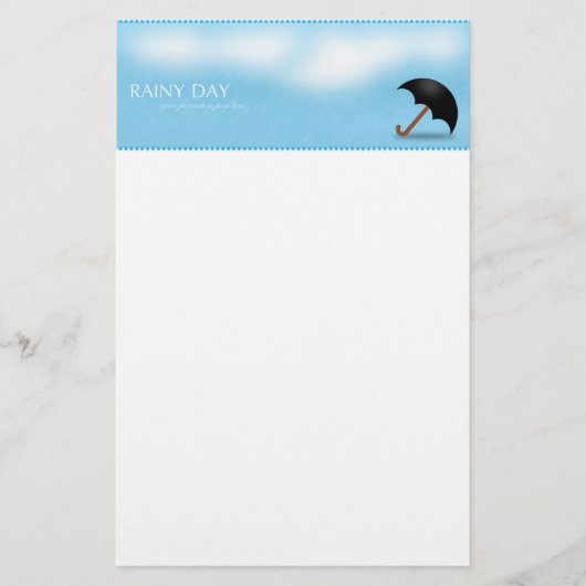 Rainy Day Briefpapier (Voorkant)