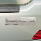 Rainy day bumpersticker (Op auto)