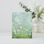 Rainy Day dans la carte postale Jardin des Fleurs (Debout devant)