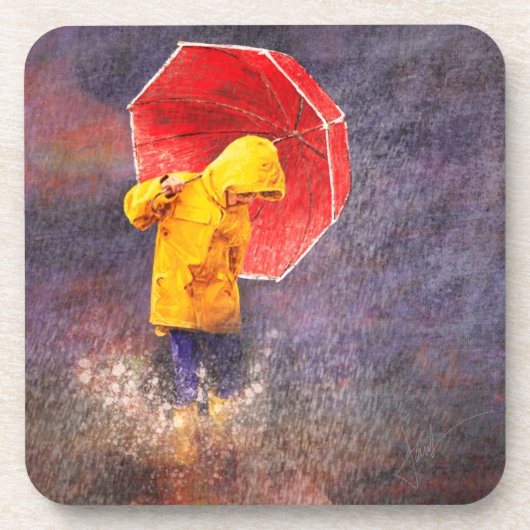 Rainy Day Drankjes Onderzetter (Voorkant)