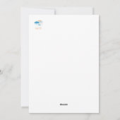 Rainy Day Feestdagenkaart (Achterkant)