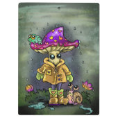 Rainy Day Friends Klembord (Achterkant)