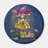 Rainy Day Friends Magneet (Voorkant)