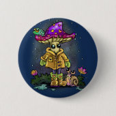 Rainy Day Friends Ronde Button 5,7 Cm (Voorkant)