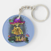 Rainy Day Friends Sleutelhanger (Achterkant)