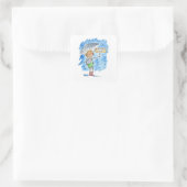 Rainy Day Fund Vierkante Sticker (Tas)