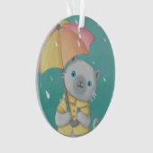 Rainy Day : Illustration de chat et parapluie (devant)
