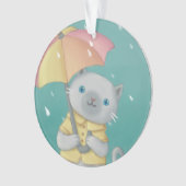 Rainy Day : Illustration de chat et parapluie (devant)