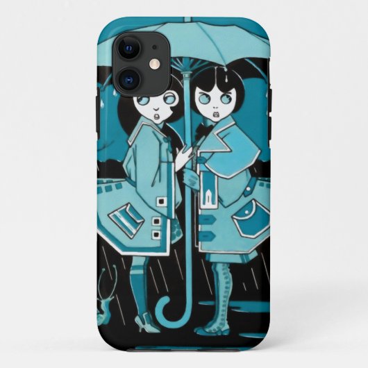 Rainy Day in Blue Case-Mate iPhone Case (Achterkant)