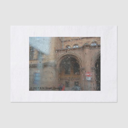 Rainy Day in Frankfurt 2015 Tissuepapier (Voorkant)