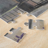 Rainy day in London koppel met paraplu Legpuzzel (Zijkant)