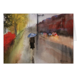 RAINY DAY IN PARIS CARD