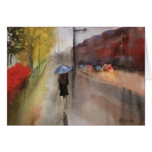 RAINY DAY IN PARIS CARD