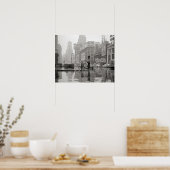 Rainy Day in Times Square, 1943.  foto Poster (Keuken)