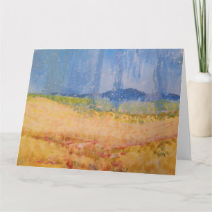 Rainy day juichen aanmoedigingscitaat op kaart