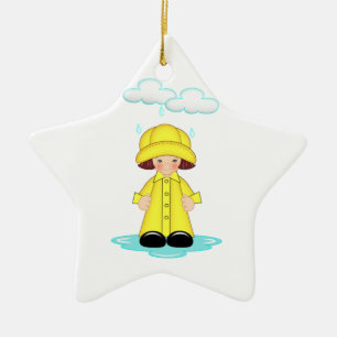 Rainy Day Keramisch Ornament