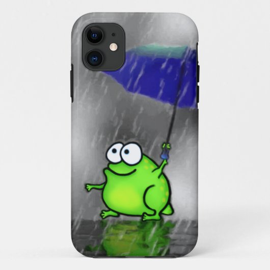 Rainy Day Kikker Case-Mate iPhone Case (Achterkant)