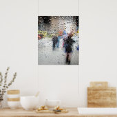 Rainy Day NYC Abstract Poster (Keuken)