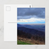 Rainy Day on Rock Castle Gorge Overlook Briefkaart (Voorkant / Achterkant)