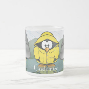 Rainy Day Penguin Thunder_Cove Matglas Koffiemok