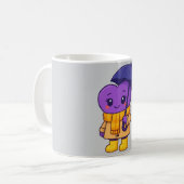 "Rainy Day Purple Heart - mignonne Mug de dessin a (Devant gauche)