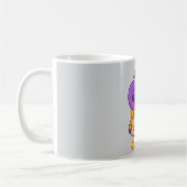 "Rainy Day Purple Heart - mignonne Mug de dessin a (Gauche)