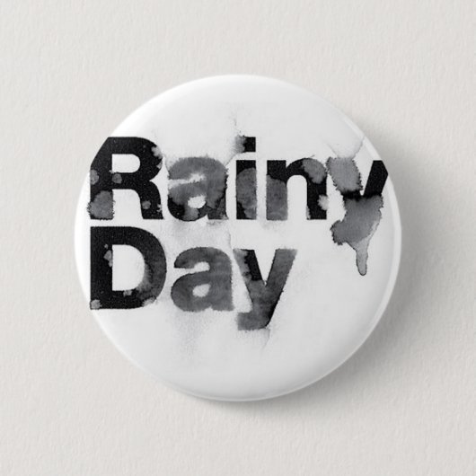 Rainy Day Ronde Button 5,7 Cm (Voorkant)