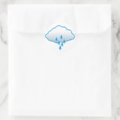 Rainy Day Ronde Sticker (Tas)