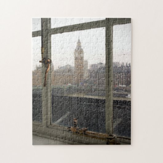 Rainy Day View sur Big Ben - London Puzzle (Vertical)