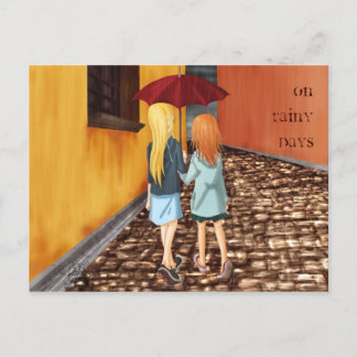 Rainy Days Briefkaart