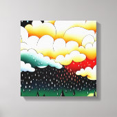 Rainy Days Canvas Afdruk (Voorkant)