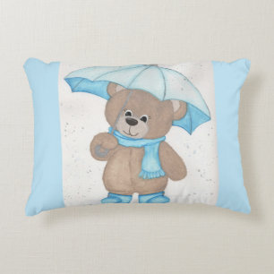 Rainy Daze Teddy Bear Accent Kussen