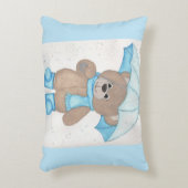 Rainy Daze Teddy Bear Accent Kussen (Voorkant(Verticaal))